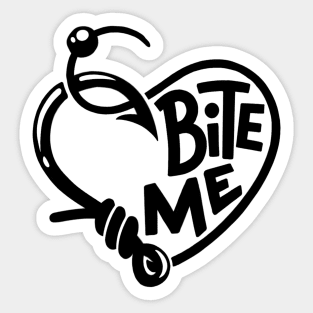 Bite me Sticker